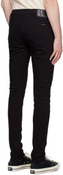 Nudie Jeans Black Skinny Lin Jeans