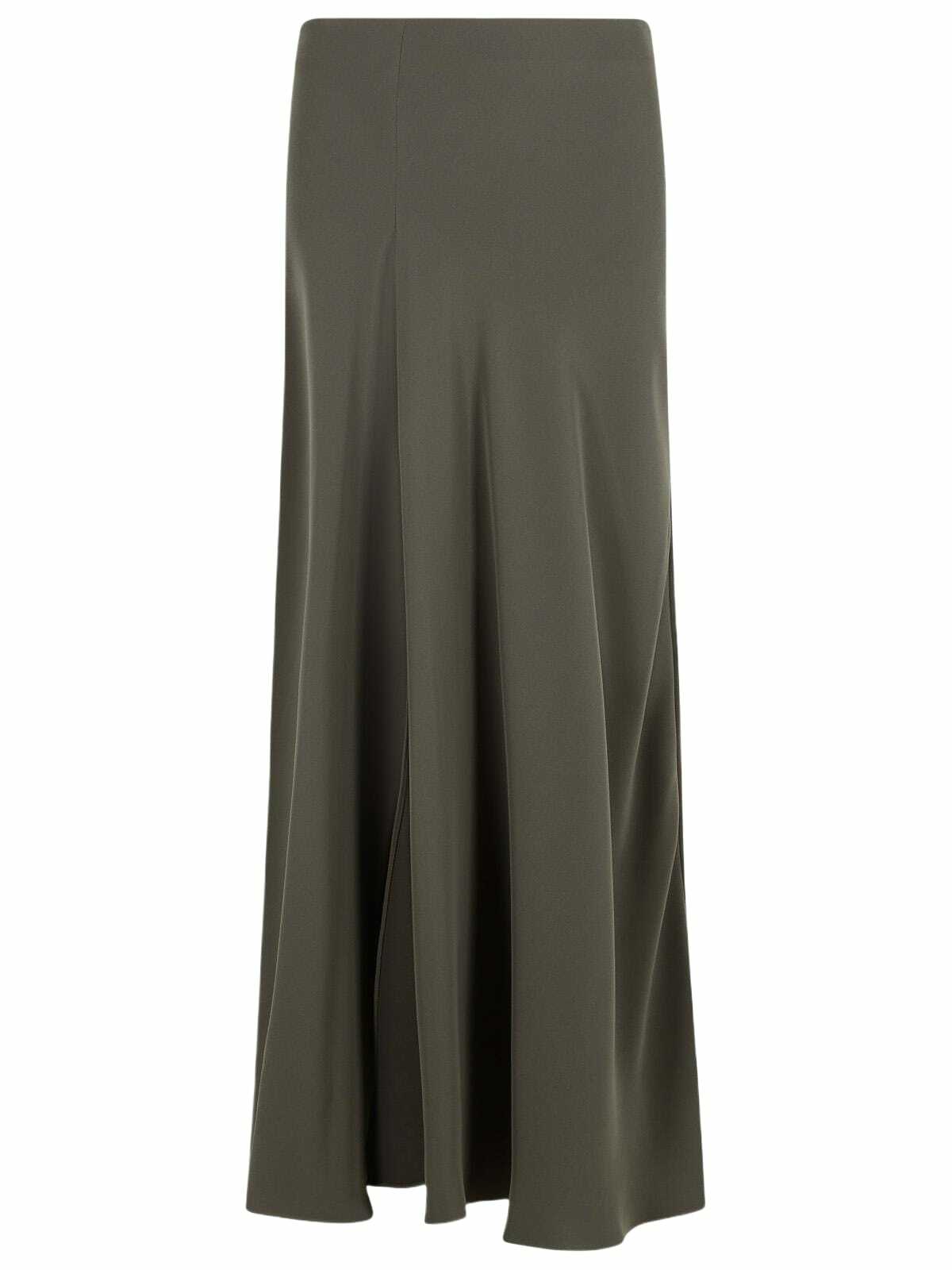 Parosh poker Long Skirt In Grey Polyester