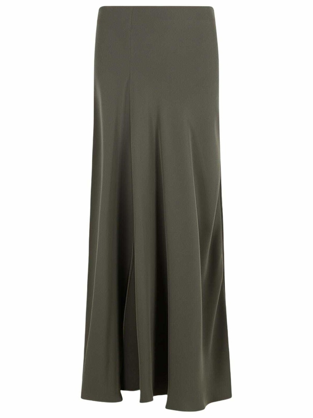 Photo: Parosh poker Long Skirt In Grey Polyester