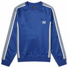 Needles Men's Poly Smooth Crew Neck Sweatshirt in Royal