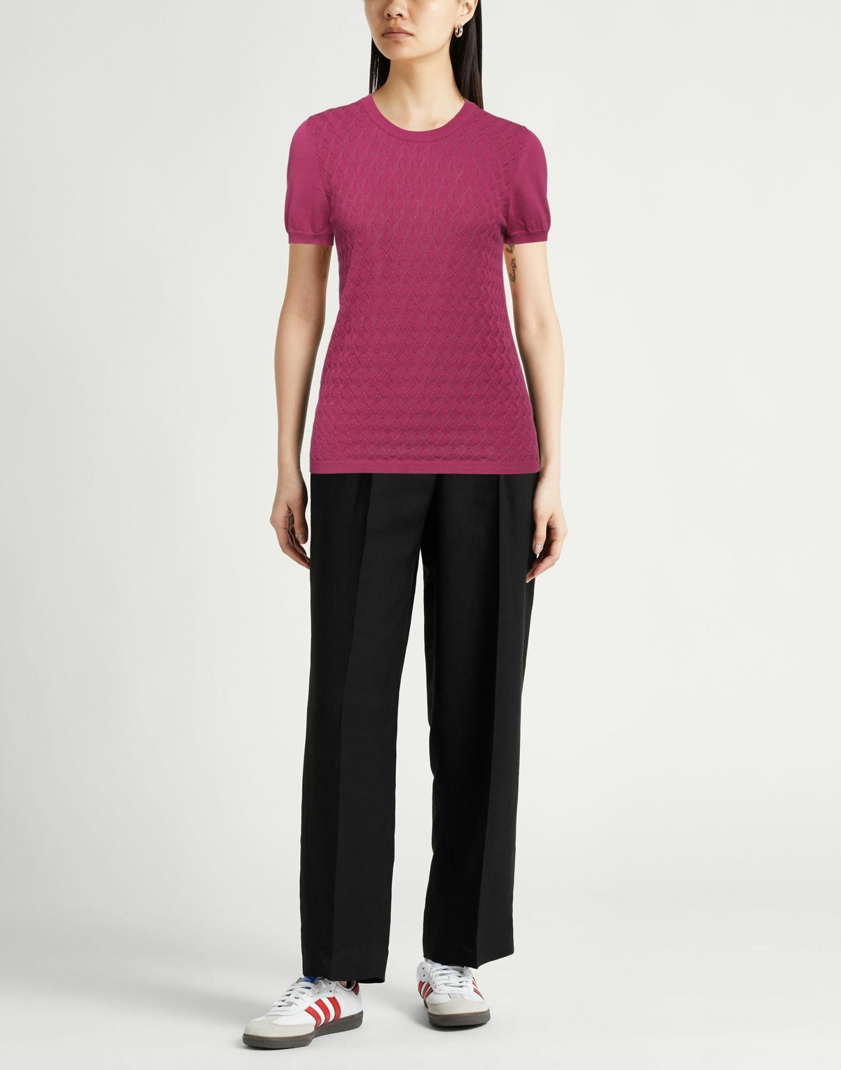 Malo Womens Sweater in Purple