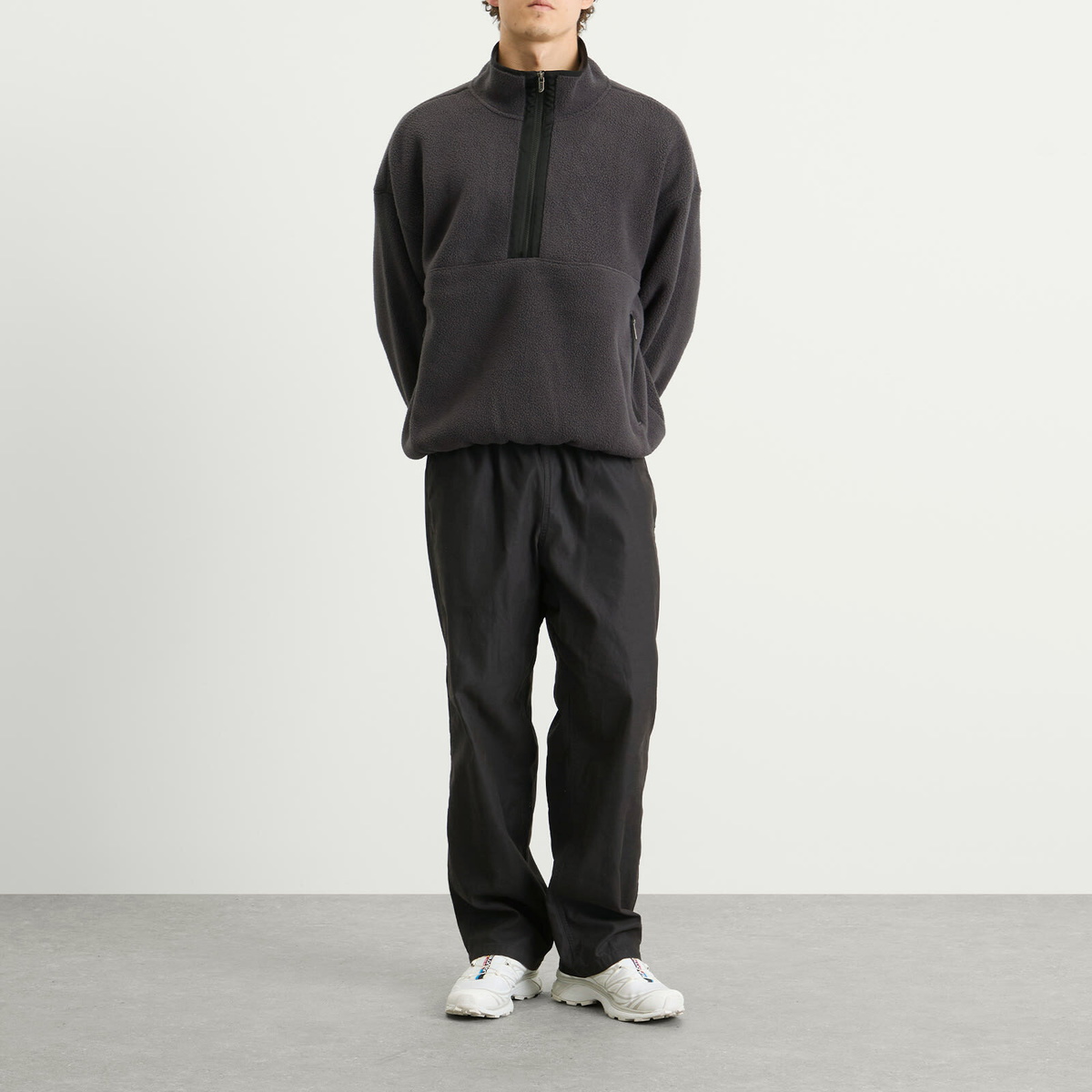 The North Face Men's Redbox Half Zip Fleece in Obsidian The North Face