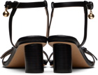 JW Anderson Black Kitten Paw Heeled Sandals