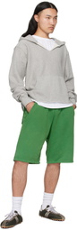 Les Tien Green Heavyweight Utility Shorts