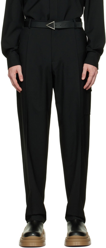 Photo: Bottega Veneta Black Wool Trousers