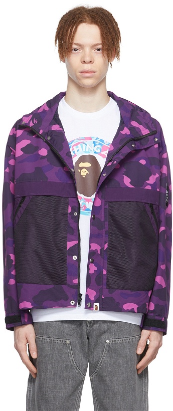 Photo: BAPE Purple Nylon Jacket