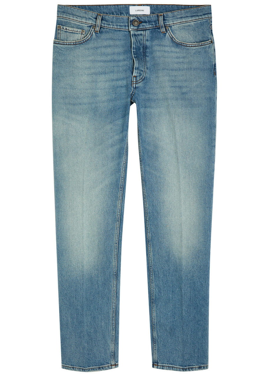 Lardini Relaxed Tapered-leg Jeans Denim