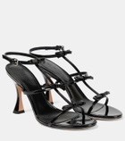 Giambattista Valli Love Bow patent leather sandals
