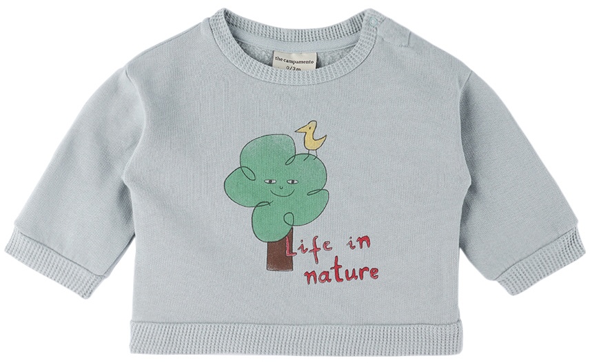 Photo: The Campamento Baby Blue 'Life in Nature' Sweatshirt