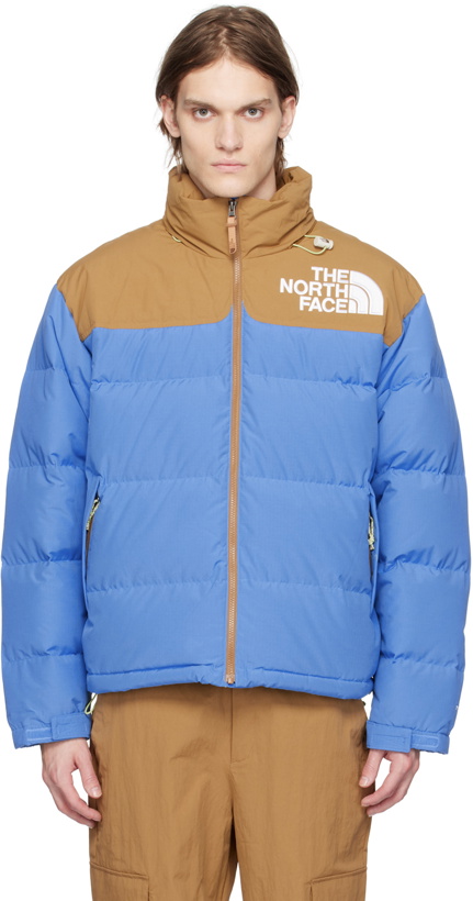 Photo: The North Face Blue & Khaki '92 Low-Fi Hi-Tek Nuptse Down Jacket