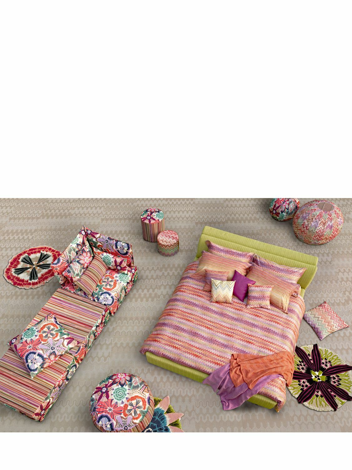 MISSONI HOME Botanica Wool & Viscose Rug