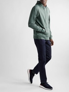 Peter Millar - Lava Wash Stretch Cotton and Modal-Blend Jersey Hoodie - Green