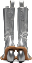 YUME YUME SSENSE Exclusive Silver Love Tall Boots