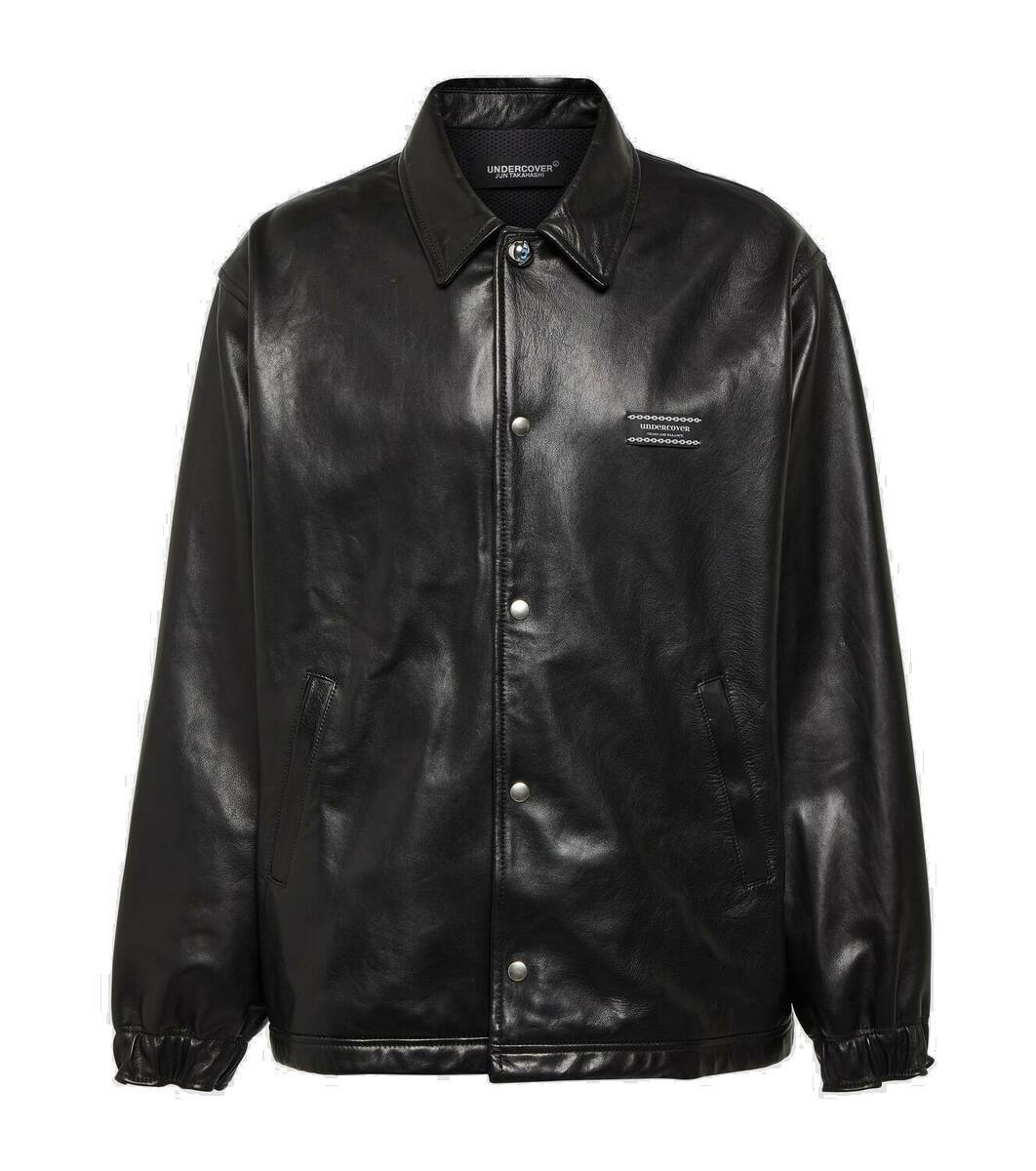 Photo: Undercover Leather overshirt