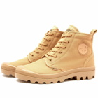 Maison Kitsuné x Palladium Plbrousse Boot Sneakers in Iced Coffee