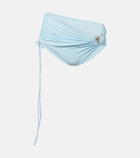 Christopher Esber Orbit ruched bikini bottoms