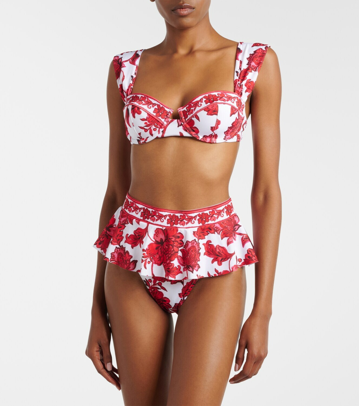 Alexandra Miro Zella floral bikini top