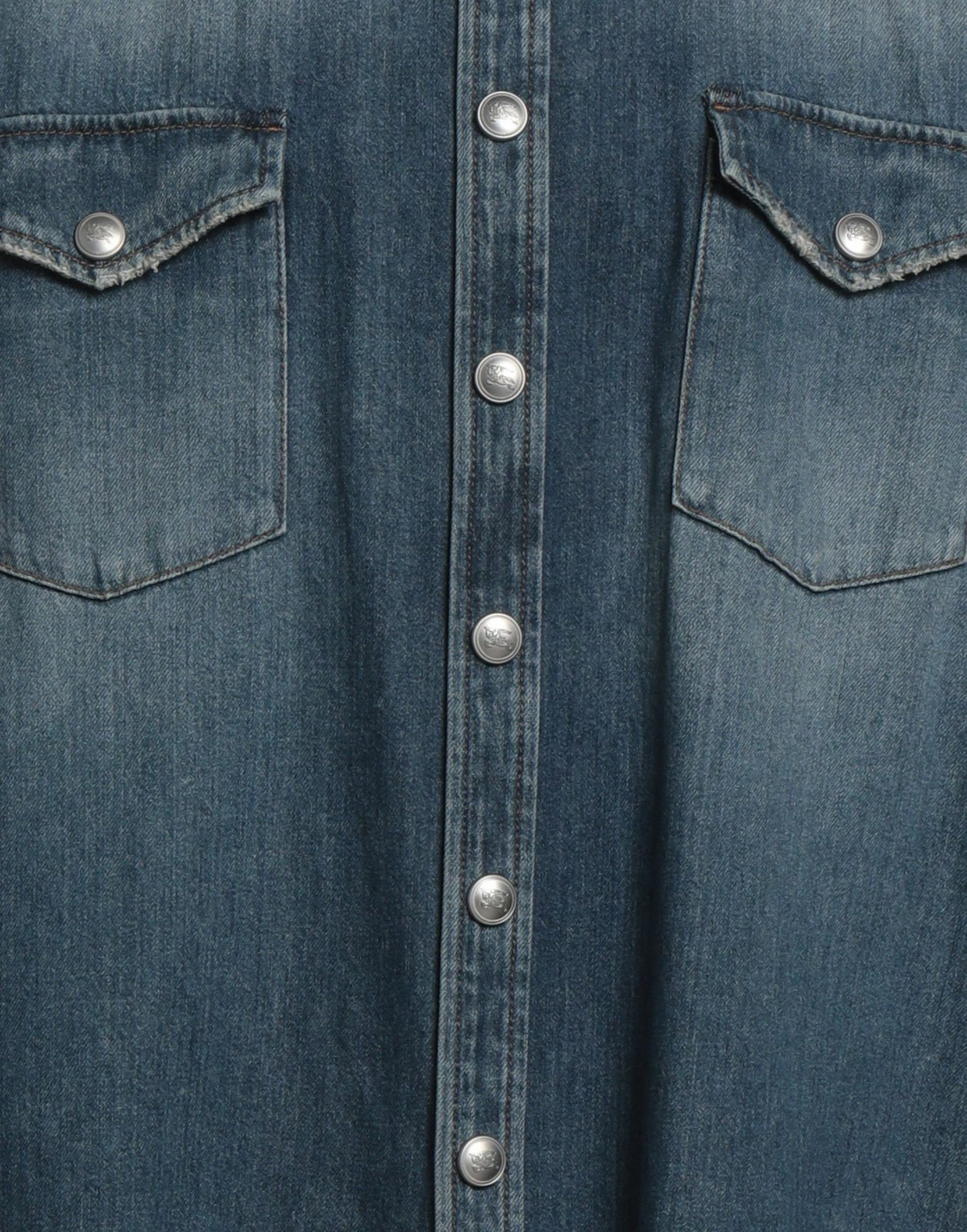 Burberry Mens Denim shirt in Blue
