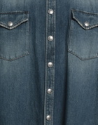 Burberry Mens Denim shirt in Blue
