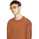 Han Kjobenhavn Transparent and Black Doc Clip-On Sunglasses