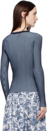 Staud Navy Cargo Cardigan