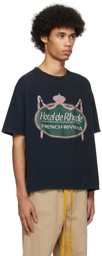 Rhude Black Riviera T-Shirt
