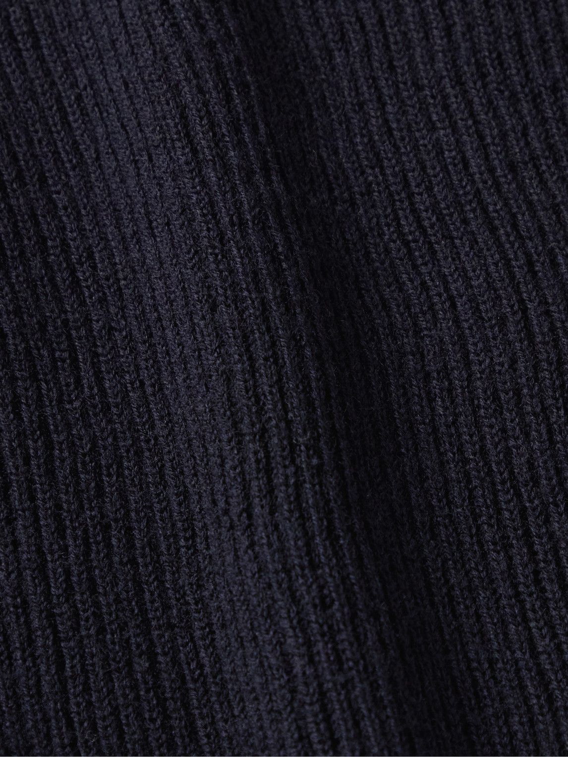 NN07 - Holger Ribbed Wool Half-Zip Sweater - Blue NN07