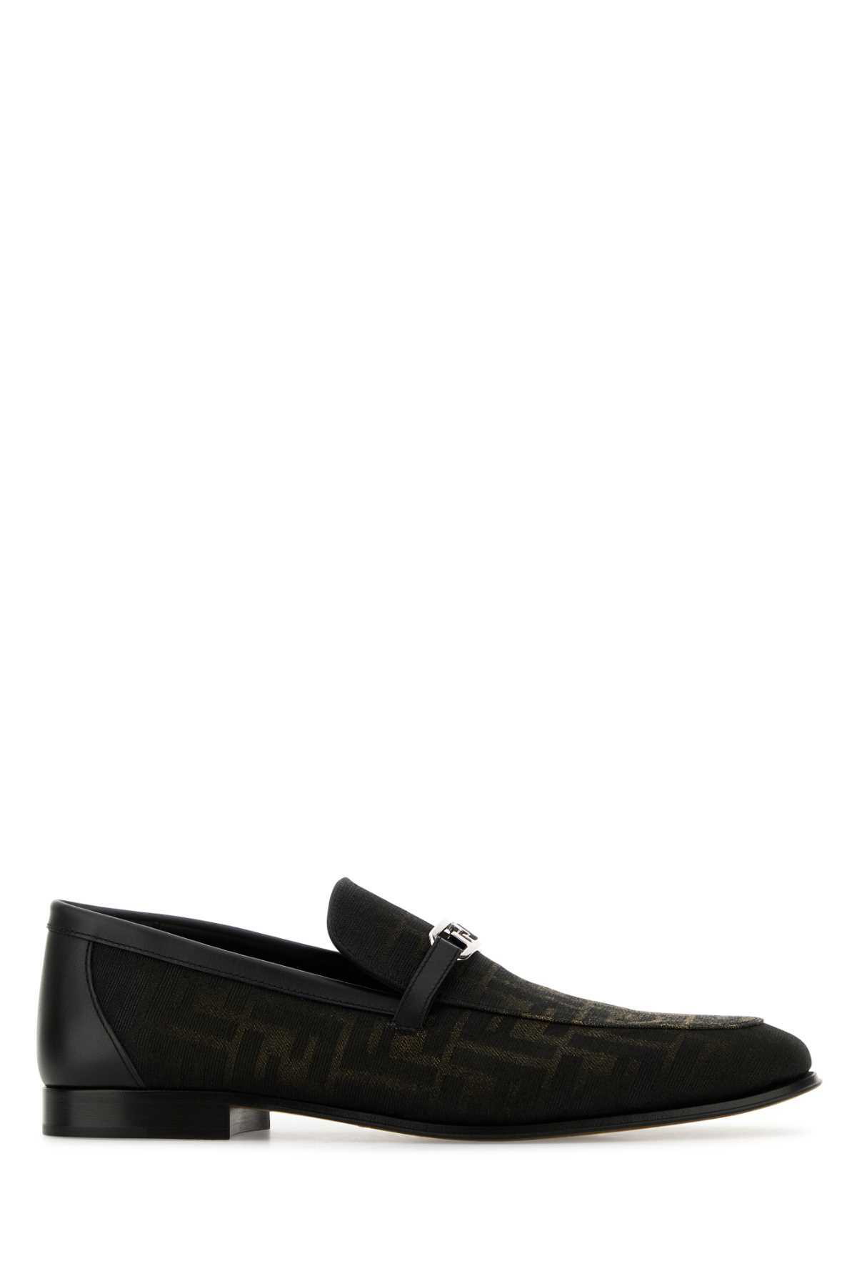 Fendi Brown Suede O Lock Light Loafersâ Fendi