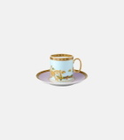 Versace Home Le Jardin de Versace coffee cup and saucer set
