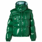 Moncler Women's Karakorum Padded Jacket in Green