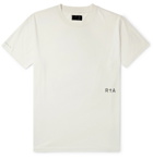 RtA - 25 Printed Cotton-Jersey T-Shirt - Off-white