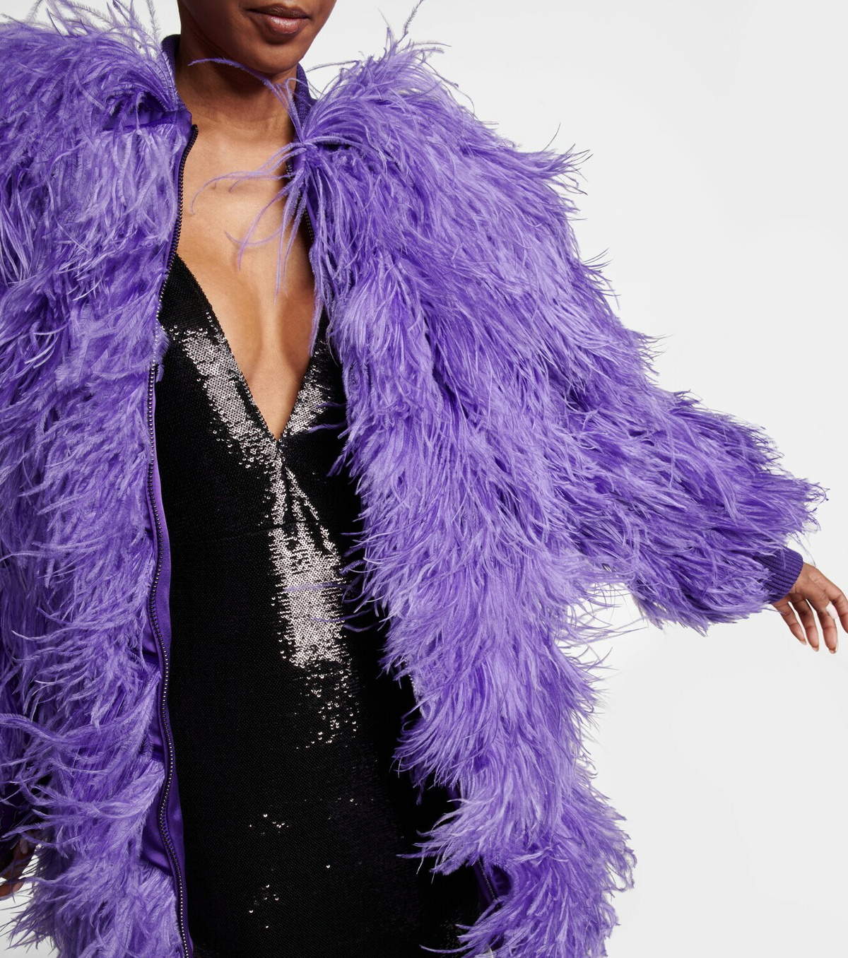 Tom Ford - Feather-trimmed jacket TOM FORD