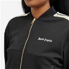 Palm Angels Women's Classic Logo Track Bomber Jacket in Black