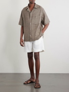 Eleventy - Straight-Leg Linen Shorts - White