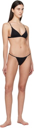 Cou Cou Three-Pack Black 'The Tanga' Thongs