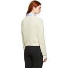 3.1 Phillip Lim Off-White Cropped Sweater