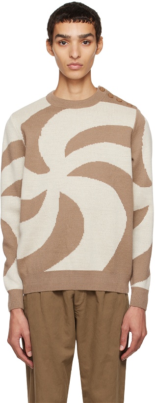 Photo: Soulland Beige Armor Lux Edition Sweater