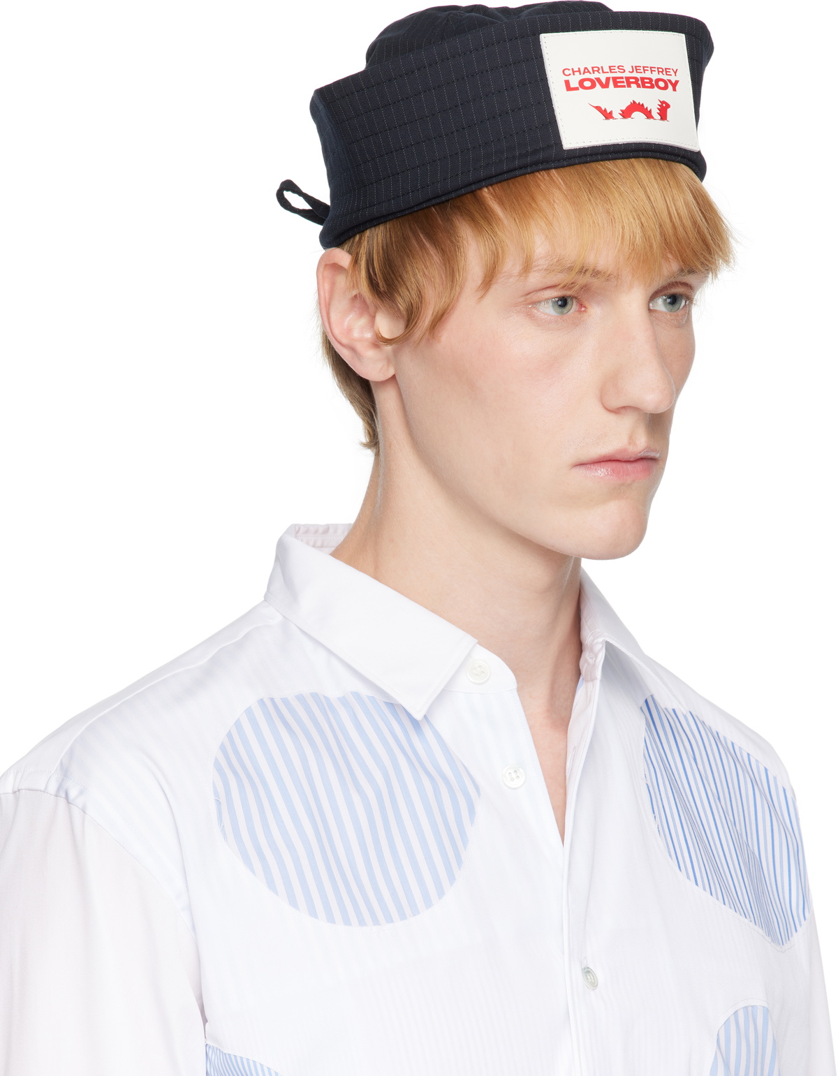 Charles Jeffrey LOVERBOY SSENSE Exclusive Navy Sailor Hat