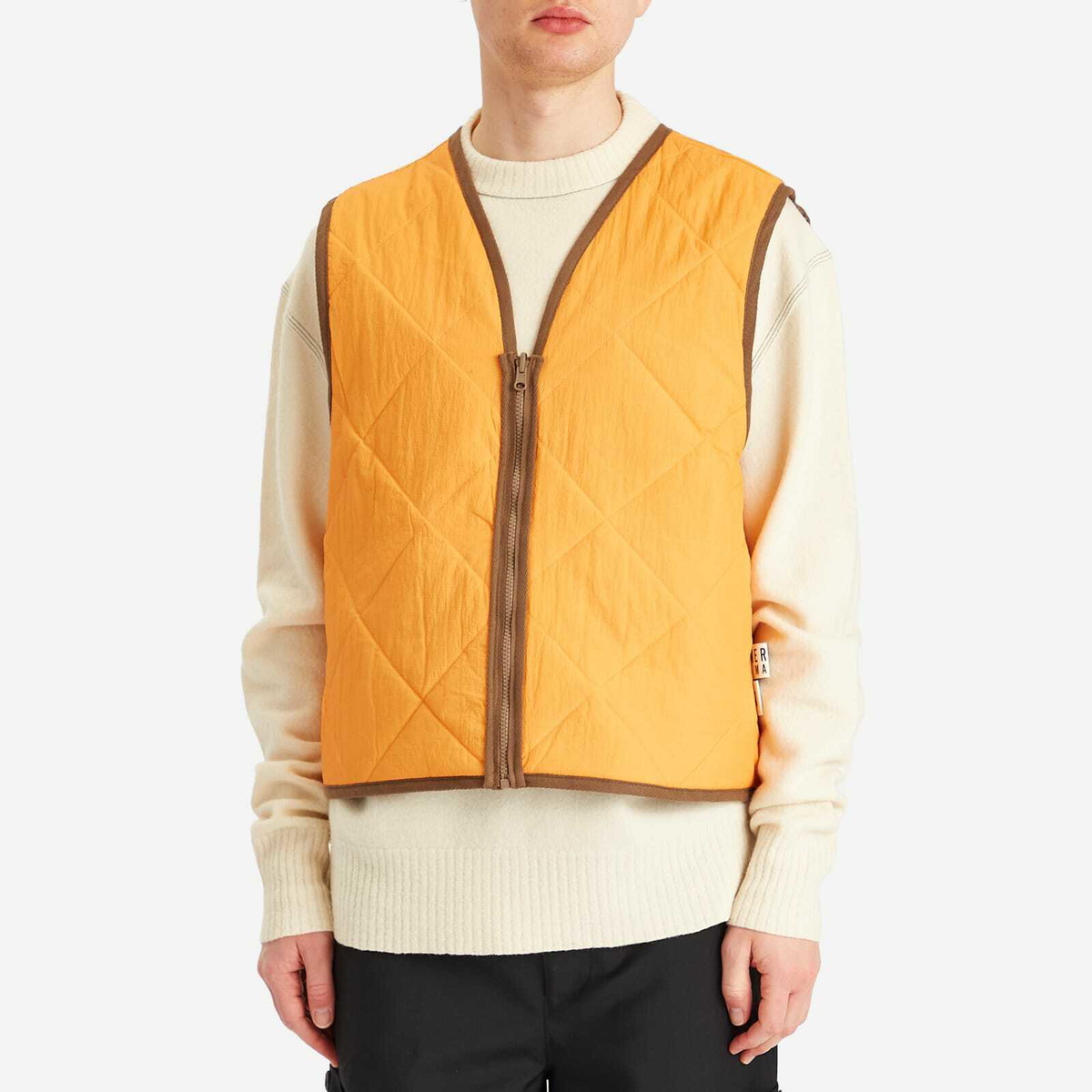 Merely Made Men's Reversible Vest in Brown