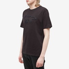 Maison Kitsuné Men's Contour Fox Patch Relaxed T-Shirt in Black