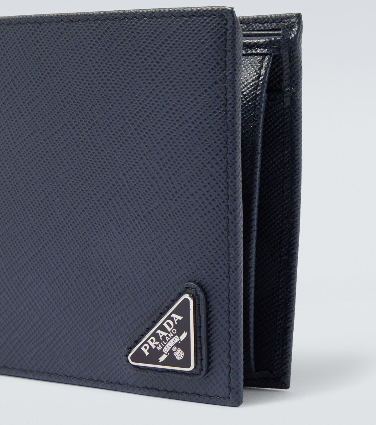Prada Logo leather wallet