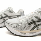 Asics GEL-Kayano 14 Sneaker in White/Graphite Grey