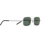 SAINT LAURENT - Square-Frame Silver-Tone Sunglasses - Silver