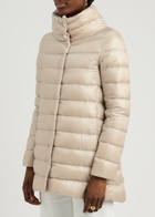 Herno Amelia Quilted Shell Jacket Cream