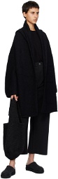 Lauren Manoogian Black Capote Coat