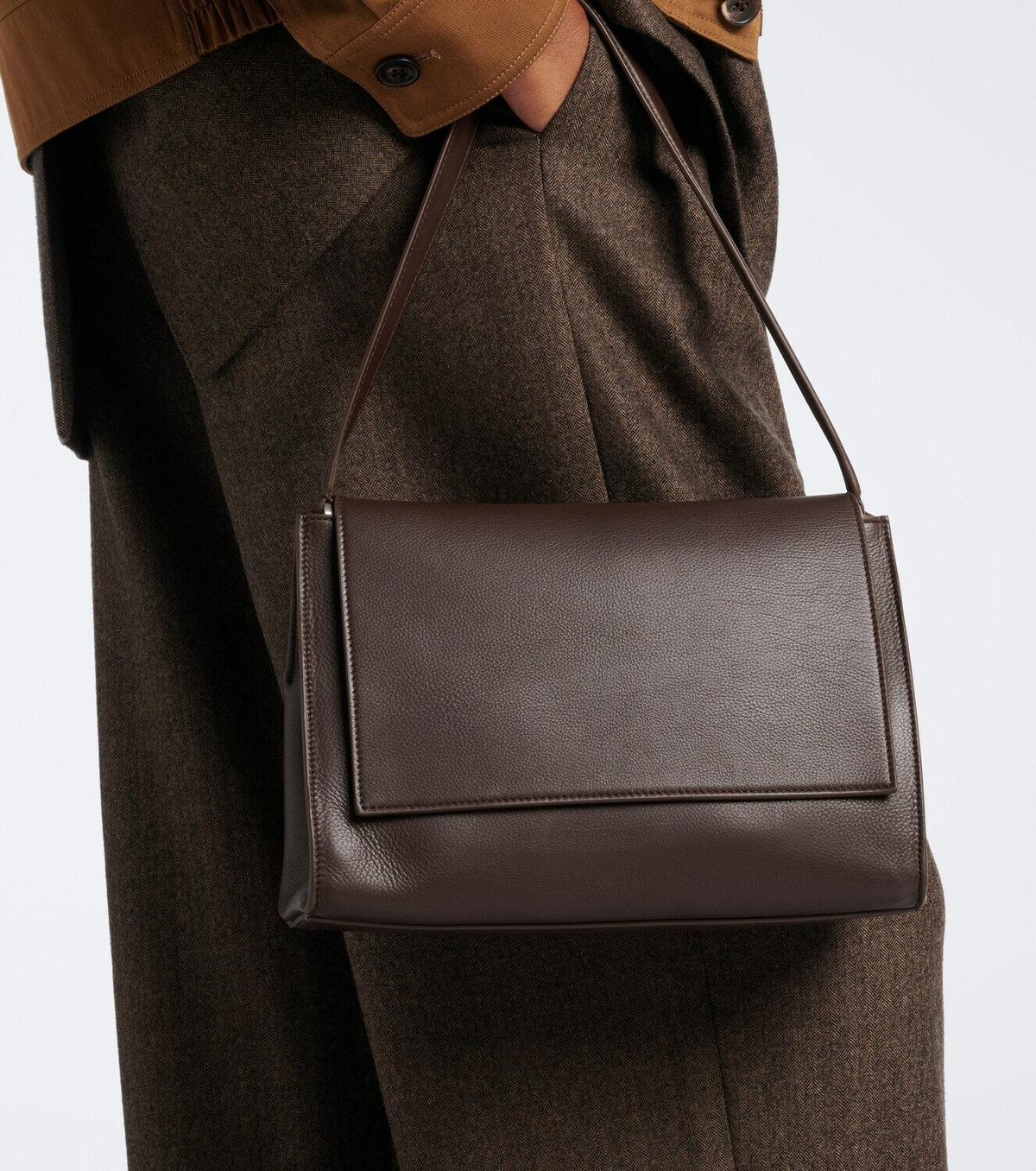 Nour Hammour Amal Mini leather top-handle bag