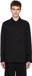 Solid Homme Black Pocket Shirt