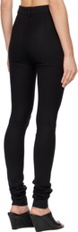 Acne Studios Black Wool Leggings