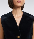 Blazé Milano Gliss cotton velvet vest