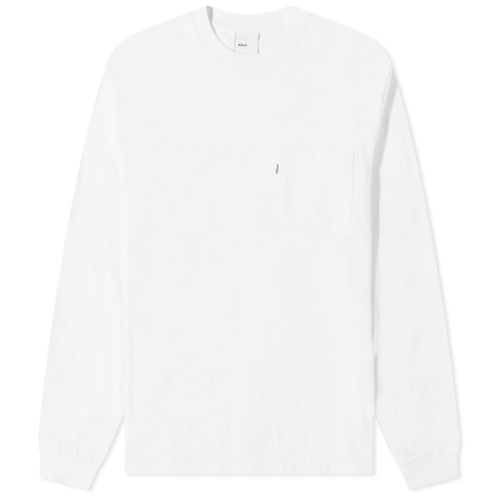 Photo: Adsum Men's Long Sleeve Classic Pocket T-Shirt in White
